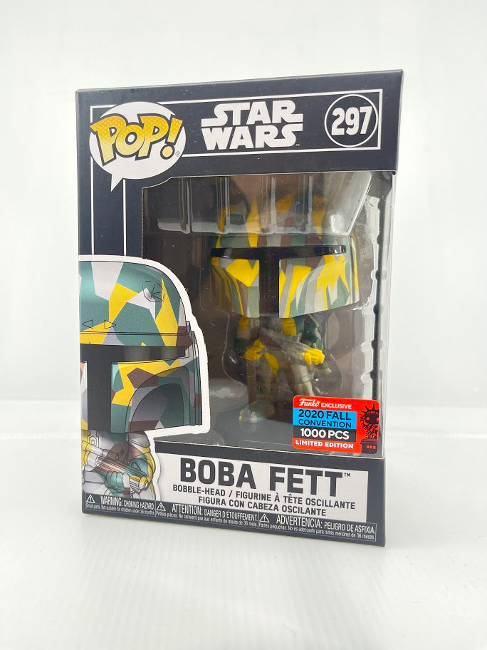 Funko Pop 2024 Boba Fett NYCC 2021 Con sticker